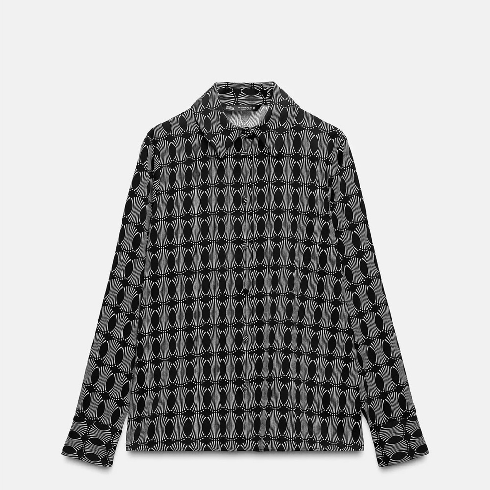 Zara Long Sleeve Button Down Shirt